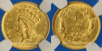 GOLD FOREIGN COINS 1 dollar Etats Unis. (PTL 900. 1,67 g) -