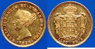 GOLD FOREIGN COINS 1000 reis Portugal. Maria II (1834-1853). (PTL 1,79 g. 917) -