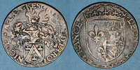 TOKENS Jeton Eléonore d'Autriche (épouse de François I 1530-58) et son trésorier Nicolas van Laen. cuivre -