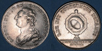 TOKENS Jeton Notaires. Paris. Louis XVI. argent. Gravé par Droz -