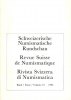 NUMISMATIC BOOKS Revue suisse de numismatique. -