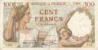 NOTES OF THE BANQUE DE FRANCE 100 francs Banque de France. Billet. Sully, -