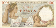 NOTES OF THE BANQUE DE FRANCE 100 francs Banque de France. Billet. Sully, -