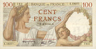 NOTES OF THE BANQUE DE FRANCE 100 francs Banque de France. Billet. Sully, -