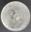 Deutsche Demokratische Republik 20 Mark Gedenkmünze 1988 100. Todestag Carl Zeiss Mikroskop USA low unc some haze