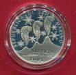 San Marino 5 Euro Silber 2005 Olympische Winterspiele Turin 2006 proof in capsule with certificate, orig. packaging