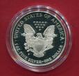 USA 1 Dollar Silber 1996 Liberty (1 oz, Philadelphia Mint) proof in capsule with certificate, orig. packaging