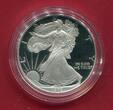 USA 1 Dollar Silber 1995 Liberty (1 oz, Philadelphia Mint) proof in capsule with certificate, orig. packaging