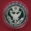 USA 1 Dollar Silber 2008 United States Mint Bald Eagle Proof in Kapsel, Box & Schuber; kein Zertifikat