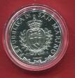 San Marino 5 Euro Silber 2018 250. Todestag Canaletto proof in capsule with certificate, orig. packaging