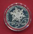 San Marino 5 Euro Silber 2005 Olympische Winterspiele Turin 2006 proof in capsule with certificate, orig. packaging