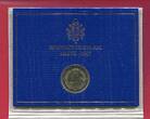 Vatikan 2 Euro Gedenkmünze 2007 Benedict XVI. 80. Geburtstag BU with original folder