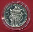 San Marino 5 Euro Silber 2006 500. Geburtstag Andrea Mantegna proof in capsule with certificate, orig. packaging