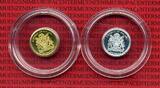 Malawi 250 + 50 Kwacha Gold und Silber 2009 Reppa Investment Coin Set - Hologrammmünzen Proof with coa, box & carton