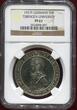 Germany, Weimarer Republik 5 Mark Silbe 1927 F 450 Jahre Universität Tübingen Tubingen University NGC PF 61