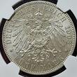 GERMANY Empire Sachsen Saxony 5 Mark 1903E Georg, Kursmünze, NGC MS 64