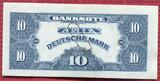 Bundesrepublik Deutschland Berlin 10 DM Deutsche Mark Kopfgeld 1948 Kopfgeld B-Perforation Berlin Perforation Unc