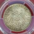 Braunschweig-Lüneburg 3 Mark Silbermünze 1915 Mit Lüneburg - Hochzeit von Ernst und Luise PCGS Holder MS 62
