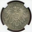 GERMANY Bayern Bavaria 5 Mark 1911 D 90. Geburtstag von Prinzregent Luitpold. NGC MS 63+