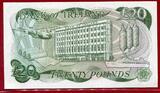 Nordirland Northern Ireland 20 Pfund Pounds Banknote 1980 es ND Belfast Bank of Ireland Schiff sig. Harrison unc.