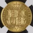 Australien Australia 1/2 Sovereign 1872 S Queen Victoria - Young Head - Shield Type Sidney Scarce Type Low Mintage NGC AU 58 Pop 5 in 58, only two finer