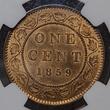 CANADA Kanada 1 Cent 1859 Narrow 9 Very Rare in this condition NGC MS 65 RB
