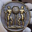 Germany Deutschland Preußen Prussia Bronze Cast Gußmedaille o.J. 1919 - 1933 Preussisches Ministerium für Volkswohlfahrt Teilvergoldet Cast Brown Bronze partly Gilt