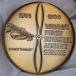 USA Bronzemedaille Aviation History Tony Janus Pilot Benoist Airboat St. Petersburg Tampa 1914 1964 Unc. Mintstate matte