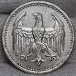 Germany, Weimarer Republik 3 Mark 1924 A Drei Mark Ausgeschrieben Mint Error Fehlerhafte Randschrift UNDRECHT Mint Error USA AU