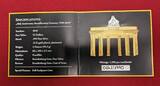 Nauru 25 Dollar Skulpturmünze vergoldet 2010 Brandenburger Tor Skulpturmünze Prooflike with coa and box