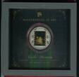 Cook Islands 20 Dollar mit Farbapplikation und 16 Glaselementen 2010 Masterpieces of Art - Carlo Maratta - Die Heilige Nacht Proof colorated with box and coa