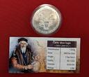 USA 1 Dollar Farbmünze - Silver Eagle - 1 oz 2016 Discoverer & Adventurer Serie - John Cabot BU colorated with capsule & private coa