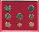 Vatikan 3,88 Euro 2008 Kursmünzensatz 1 Cent bis 2 Euro, 8 Münzen, Papst Benedict XVI. unc with original folder