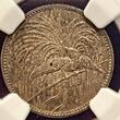 German New Guinea Deutsch Neugiunea 1/2 Mark 1894A Paradiesvogel NGC MS 63 dark toning