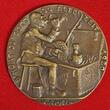Germany Deutschland Karl Götz Medaille Bronzemedaille 1919 Dated Reichsverkehrsamt Vereinheitlichung des deutschen Transportsystems Almost as cast usual casting flaws spot