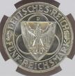 Weimarer Republik Germany 5 Mark 1930 D Rheinlandräumung Rhineland Liberation Finest known proof to NGC Top Pop NGC PF 64+