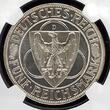 Weimarer Republik Germany 5 Mark 1930 D Rheinlandräumung Rhineland Liberation Finest known proof to NGC Top Pop NGC PF 64+