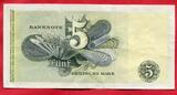 Bundesrepublik Deutschland 5 DM Banknote 1948 5 Mark Bank Deutscher Länder Serie 10 F 2. Serie used II