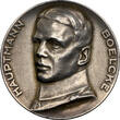 Deutschland Germany Kaiserreich WWI Silvermedal Silbermedaille Tod von Hauptmann Oswald Boelcke His Death 28.10. 1916 NGC AU 58 Matte