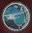 Australien 8 Dollar Silbermünze - 5 oz Silver Proof Coin OVP 2014 The Land Down Under Serie - Great Barrier Reef - Flugzeug Proof colorated with original packaging