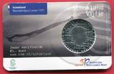 Niederlande 5 Euro 2018 Schokland-Insel (versilbert) BU in coincard