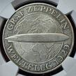 Deutschland Weimarer Republik Germany 5 Mark 1930 A Zeppelin Weltflug LZ 127 1929 PP unbekannte Auflage Proof unknown mintage NGC PF 62