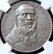 Germany Deutschland Karl Goetz Medaille Silvermedal Silbermedaille 1928-DATED Friedrich Ludwig Turnvater Jahn 150. Geburtstag 1778 NGC MS 62 Matte