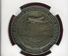 Germany Deutschland Weimarer Republik Silver Medal Silbermedaille 1928 Bremen Transatlantikflug - Kaiser 927 NGC MS 63