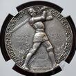 1. Weltkrieg Kaiserreich Preußen Silvermedal Silbermedaille 1914 Befreiung Ostpreußens Tannenberg Hindenburg Ultra high Relief NGC AU 58 mattte