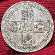 England Großbritannien United Kingdom 1/2 Crown 1746 Georg II. 1727 - 1760 USA Unc planchet flaws toned