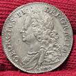 England Großbritannien United Kingdom 1/2 Crown 1746 Georg II. 1727 - 1760 USA Unc planchet flaws toned