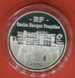 Frankreich 10 Euro Silbermünze 2010 Centre Pompidou Proof with box, carton & coa