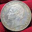 Germany Deutschland Sachsen Saxony Königreich 2 Taler Doppeltaler 1858 Johann 1854- 1873 AU cleaned min scr.