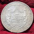 Germany Deutschland Sachsen Saxony Königreich 2 Taler Doppeltaler 1858 Johann 1854- 1873 AU cleaned min scr.